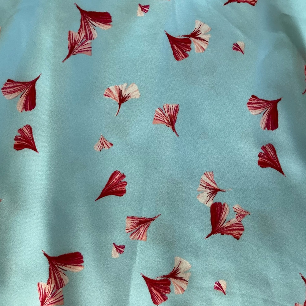 Banana Republic Blue Floral Tank Cami Top M - Picture 8 of 8